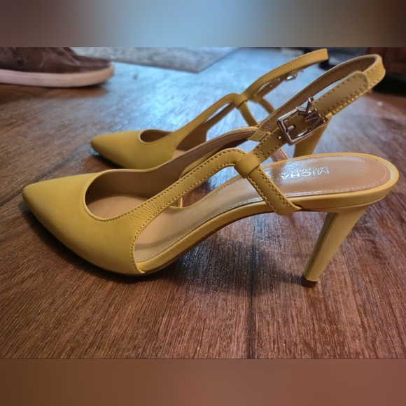 Michael Kors Shoes - Michael Kors Yellow Women's Heels